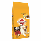 Pedigree Adult Mini goveje meso z zelenjavo 2 kg