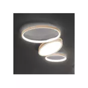 Ondaluce - prigušiva LED plafonska lampa RICE LED/25W/230V 38x63 cm zlatna