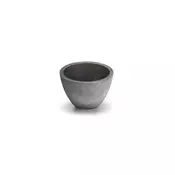 Bathco 00374 - Umivalnik na pult MIRAGE O 40 cm kamen/siva