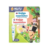 KUKU interaktivna knjiga - knjiga nesmislov (brez pisala)