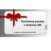 Darilni bon za nakup v trgovini fotomaterial.sk v vrednosti 30€