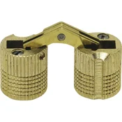Vgradni šarnir Exakt, izvrtina o 24 mm, debelina lesa 31-40 mm, medenina, surova