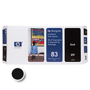 HP No 83 UV Black Printhead and Cleaner For use only in  DesignJet 5000 or  5000PS printers.  Contains a printhead  and printhead cleaner. (C4960A)