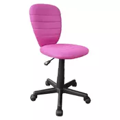 DECJA STOLICA pink drvo, metal, plastika, tekstil