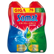 Somat Excellence Duo Grease gel za perilicu posuda, 76 pranja