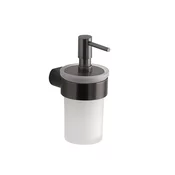 PIRENEI Dozator za milo, matirano steklo, kovinska pištola - Kovinska pištola - 69x152x108 mm - Gedy - PIRENEI - 120 - Steklo; zlitina - Dozator za milo - Krožni - PVD premaz - 69 - 152 - 108 - 14