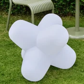 Tom Dixon LED baterijska namizna svetilka JACK, bela, 58 x 58 cm, IP65 - Dnevna soba/jedilnica - Dizajn - Plastika