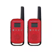 Motorola rucna radio stanica T42 crvena