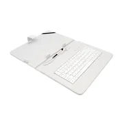 AIREN AiTab usnjeni etui 4 s tipkovnico USB 10 WHITE (CZ/SK/DE/UK/US... razporeditev)