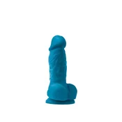 Colours Pleasures 4” Blue – silikonski dildo, 14 cm