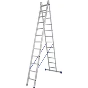 Krause aluminijasta lestev, 2x12 stopnic