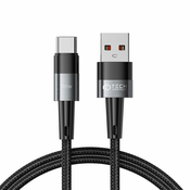 Tech-protect Ultraboost kabel USB/USB-C 66W 6A 1m, siva