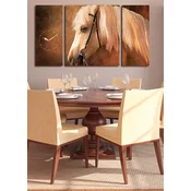 Wallity Zidni sat 3P204045CS-13, 84x45 cm, 3 dela
