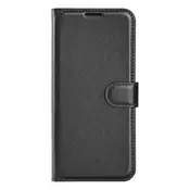Etui Litchi za OnePlus 15 - črn
