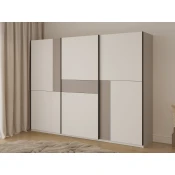 Garderobna omara Austin 370 (Kašmir + Congo) Congo, Kašmir, 210x270x60cm, Vrata omareVrata omare: Drsna