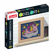 Quercetti Pixel Art 4 Kawaii Jednorog - mozaik klinova