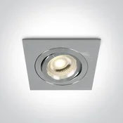 UGRADBENA SVJETILJKA 1×GU10/50W/MR16/230V IP20 ALUMINIJ