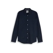 TOM TAILOR Srajca temno modra / bela