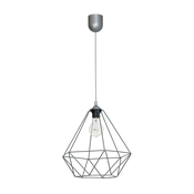 Visece svetlo BASKET 1xE27/60W/230V sivo