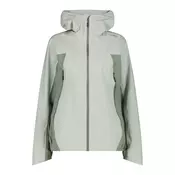 CMP WOMAN JACKET FIX HOOD, ženska pohodna jakna, zelena 35Z6176