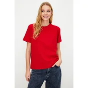 Trendyol Milla Ženska majica TWOSS23TS00000, Crvena