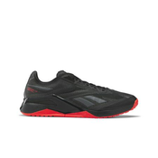 Reebok Nano X2 Froning Training Shoes, Black/Grey/Neon Cherry - 48.5