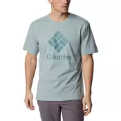 Columbia PACIFIC CROSSING II GRAPHIC SS TEE, muška majica, siva 2036472