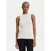 HUGO Bluza Sarepilk 50542597 Écru Slim Fit