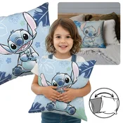 Disney DISNEY Stitch Kvadratna blazina, DVOSMERNA okrasna blazina, dekorativna 40x40 cm, OEKO-TEX 40x40 cm
