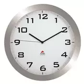 Zidni sat, 38 cm, ALBA Horissimo, srebrni HORISSIMO M