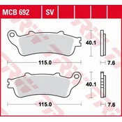 ZAVORNE OBLOŽNICE TRW ZF KH142 SINTER STREET HONDA ST 1100 PAN EUROPEAN 96-02, NTV/NX 650 88-97, SUZUKI AN 650 BURGMAN 04-19 SPREDAJ