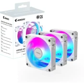 Ventilator GIGABYTE AORUS EZ CHAIN FAN ICE 3-PACK, 3x120mm, bel