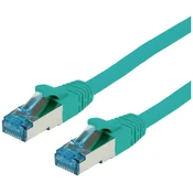 VALUE Value 21.99.1948 RJ45 omrežni kabel\, Patch kabel CAT 6a S/FTP 15.00 m zelena 1 kos, (20420686)