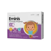 Probiotiki za zdravje ušes, grla in nosu za otroke Eminis Activlab (30 pastil)