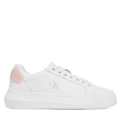 Superge Calvin Klein Jeans Chunky Cupsole Ru Patch Lth Wn YW0YW01846 Bela