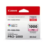 CANON PFI-1000 (0551C001), originalna tinta, foto purpurna, 3755 stranica