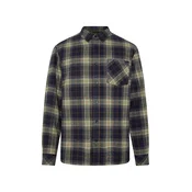KnowledgeCotton Apparel Srajca Dune mornarska/oliva/oranžna/off-bela