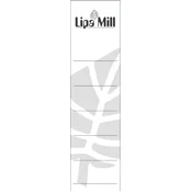 Etiketa za registrator a4 ozka nalepka lipa mill 40x176mm