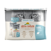 Almo Nature Holistic Urinary Help - Miks: z ribo & piščancem 24x70 g