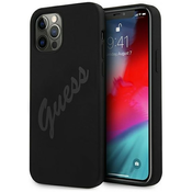 Guess GUHCP12LLSVSBK iPhone 12 Pro Max 6,7 black hardcase Script Vintage (GUHCP12LLSVSBK)