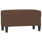 Vidaxl Klop rjava 70x35x41 cm umetno usnje