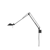 KOMPLET VELIKIH STENSKIH LUČI BERENICE ČRNE LED G4 LP1D120A45N001+LP1D120/5/1501