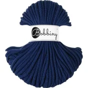 Bobbiny Premium Braided Cord 5 mm 50 m Ink Blue Vrvica