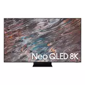 SAMSUNG QP85A-8K Digital signage flat panel 2.16 m (85) VA Wi-Fi 500 cd/m2 8K Ultra HD Silver Tizen 6.0