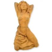 Casa Padrino Art Nouveau Garden Decoration Sculpture Rust H. 72.6 cm - Elegant Garden Decoration Metal Figure - Baroque & Art Nouveau Garden Decoration Accessories - Garden Sculptures
