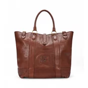 Polo Ralph Lauren za moške. 405946032001 Torba Heritage iz rjavega usnja (OSFA), Rjava, Priložnostno, Usnje