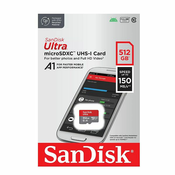 SanDisk memorijska kartica MicroSDXC UHS-I 150MB/s 512GB