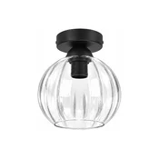 BRILAGI - LED Stropna svetilka RETRO GLASS 1xE27/60W/230V premer 18 cm črna/prozorna