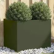 Sadilica maslinastozelena 62x47x46 cm celik