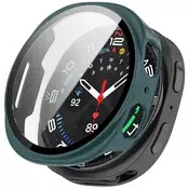 Ovitek z zaščito zaslona Techsuit Defense360 Pro za Samsung Galaxy Watch8 (44mm) - zelen